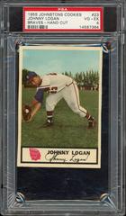 Johnny Logan [Hand Cut] Baseball Cards 1955 Johnston Cookies Braves Prices