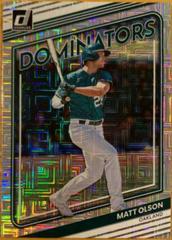 Matt Olson [Vector] #D-6 Baseball Cards 2022 Panini Donruss Dominators Prices