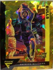 Patrick Williams [Gold Cracked Ice] #209 Basketball Cards 2020 Panini Flux Prices