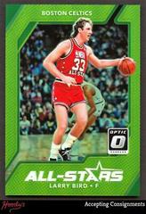 Larry Bird [Lime Green] Basketball Cards 2017 Panini Donruss Optic All-Stars Prices