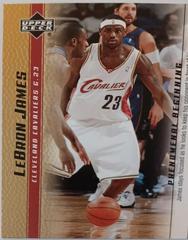LeBron James [2007 Cleveland National Gold] #14 Basketball Cards 2003 Upper Deck Phenomenal Beginning Prices
