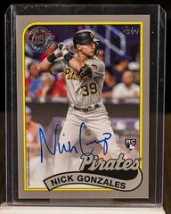 Nick Gonzales [Platinum] #89BA-NG Baseball Cards 2024 Topps 1989 Autograph Prices