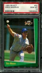Greg Maddux #31 Baseball Cards 1993 Score Select Prices