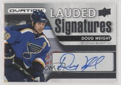 Doug Weight #LS-DW Hockey Cards 2021 Upper Deck Ovation Lauded Signatures Prices