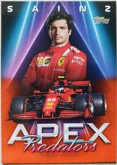Carlos Sainz [Orange] #AP-CS Racing Cards 2021 Topps Formula 1 Apex Predators Prices