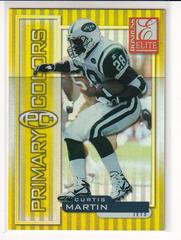 Curtis Martin [Yellow] Football Cards 1999 Panini Donruss Elite Primary Colors Prices