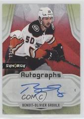 Benoit Olivier Groulx [Red] #AR-BG Hockey Cards 2021 Upper Deck Synergy Autograph Rookies Prices
