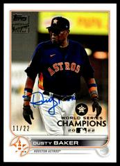 Dusty Baker Baseball Cards 2023 Topps Archives 2022 Astros Buyback Autographs Prices