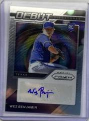 Wes Benjamin [Silver Prizm] #DS-WB Baseball Cards 2021 Panini Prizm Debut Signatures Prices