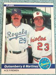 Ace Firemen [Quisenberry & Martinez] #635 Baseball Cards 1984 Fleer Prices