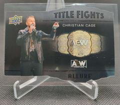 Christian Cage #TF-11 Wrestling Cards 2022 Upper Deck Allure AEW Title Fights Prices