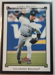 Larry Walker #139 Baseball Cards 2002 Fleer Premium Prices