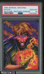 Havok [Mutant Genesis] Marvel 1994 Flair Prices