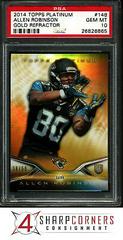 Allen Robinson [Gold Refractor] #148 Football Cards 2014 Topps Platinum Prices