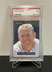 Fan Favorite #18 Baseball Cards 1992 Pinnacle Mickey Mantle Prices