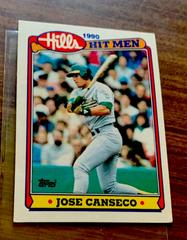 Jose Canseco Baseball Cards 1990 Topps Hills Hit Men Prices