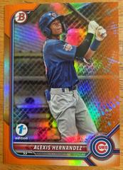 Alexis Hernandez [Orange] #BD-173 Baseball Cards 2022 Bowman Draft 1st Edition Prices