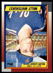 Wally Whitehurst Baseball Cards 1990 Topps Major League Debut Prices