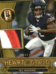 DJ Moore [White Gold] #9 Football Cards 2023 Panini Gold Standard Heart of Threads Prices