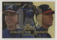 Chipper Jones [Row 1] Baseball Cards 1999 Flair Showcase Prices