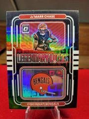 Ja'Marr Chase [Black Pandora] #LL-7 Football Cards 2022 Panini Donruss Optic Legendary Logos Prices