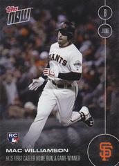 Mac Williamson Baseball Cards 2016 Topps Now Prices