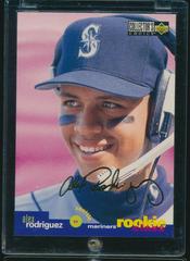 Alex Rodriguez [Gold Signature] #5 Baseball Cards 1995 Collector's Choice Prices