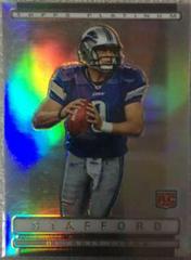 Matthew Stafford [Refractor] Football Cards 2009 Topps Platinum Prices