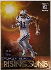 Michael Pittman Jr. Football Cards 2021 Panini Donruss Optic Rising Suns Prices