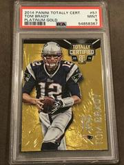 Tom Brady [Platinum Gold] #57 Football Cards 2014 Panini Totally Certified Prices