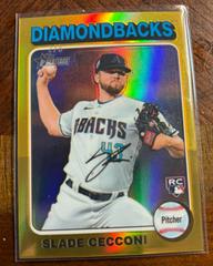 Slade Cecconi [Gold Refractor] #397 Baseball Cards 2024 Topps Heritage Chrome Prices