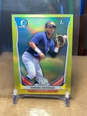 Thairo Estrada [Yellow Refractor] Baseball Cards 2014 Bowman Chrome Mini Prices