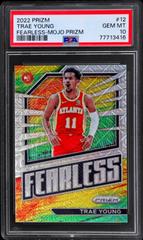 Trae Young [Mojo] #12 Basketball Cards 2022 Panini Prizm Fearless Prices