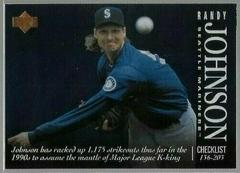 Randy Johnson #4 Baseball Cards 1995 Upper Deck Checklists Prices