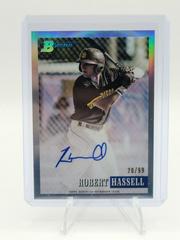 Robert Hassell [Refractor] Baseball Cards 2021 Bowman Heritage Chrome Prospect Autographs Prices