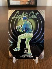 Jacob deGrom Baseball Cards 2022 Panini Donruss Optic Lights Out Prices