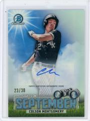 Colson Montgomery [Autograph] #SOS-6 Baseball Cards 2023 Bowman Sights on September Prices