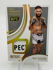 Cody Garbrandt [Gold] Ufc Cards 2021 Panini Immaculate UFC Materials Prices