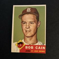 Bob Cain Baseball Cards 1953 Topps Prices