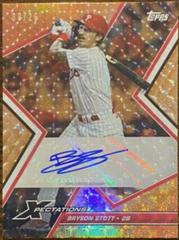 Bryson Stott [Circuit Citrus] Baseball Cards 2023 Topps Xpectations Autographs Prices