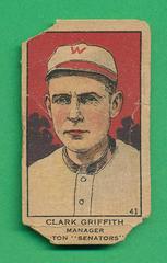 Clark Griffith [Hand Cut] Baseball Cards 1919 W514 Prices