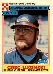 Greg Luzinski #5 Baseball Cards 1984 Ralston Purina Prices