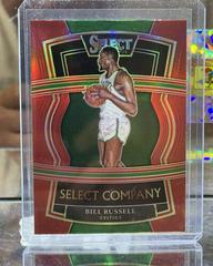Bill Russell [Red Prizm] Basketball Cards 2021 Panini Select Company Prices