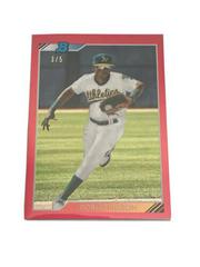 Robert Puason [Red Refractor] #RP Baseball Cards 2020 Bowman Heritage Chrome Prospects Prices