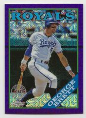 George Brett [Purple] #T88C-12 Baseball Cards 2023 Topps Silver Pack 1988 Chrome Prices