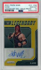Kane [Gold Prizm] #LS-KNE Wrestling Cards 2022 Panini Prizm WWE Legendary Signatures Prices