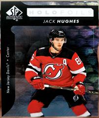 Jack Hughes #HF-16 Hockey Cards 2022 SP Authentic Holofoils Prices