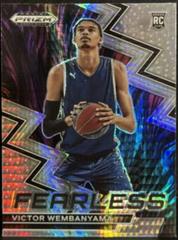 Victor Wembanyama [Hyper] #1 Basketball Cards 2023 Panini Prizm Draft Picks Fearless Prices