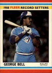 George Bell #2 Baseball Cards 1988 Fleer Record Setters Prices