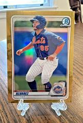 Francisco Alvarez [Gold Refractor] #BD-143 Baseball Cards 2020 Bowman Draft Chrome Prices